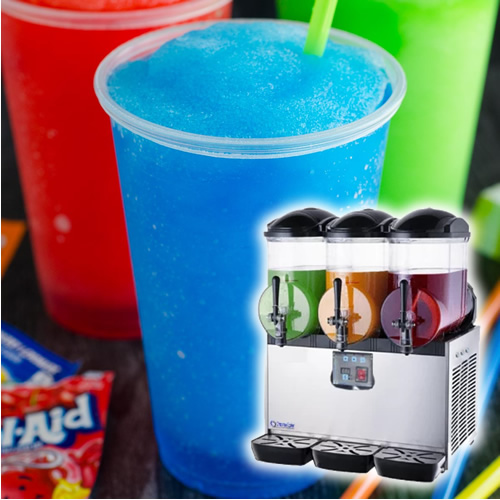 Triple Slush Machine for Hire